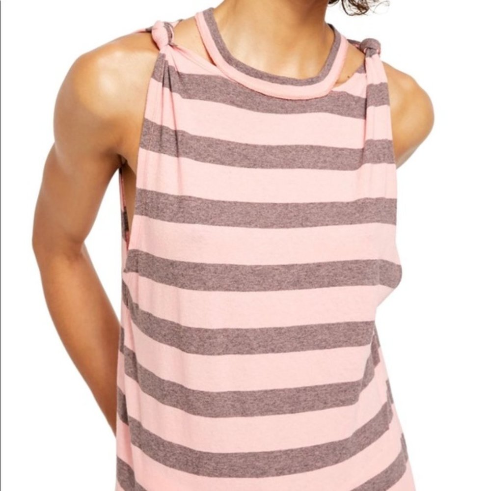 Free People Twist Stripe Tank Top